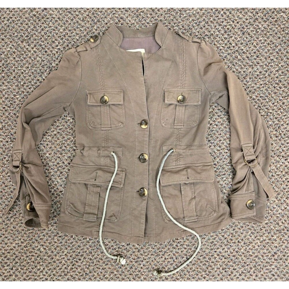 Sanctuary Clothing Utility Jacket – Brown – Women’s Small – Button-Up